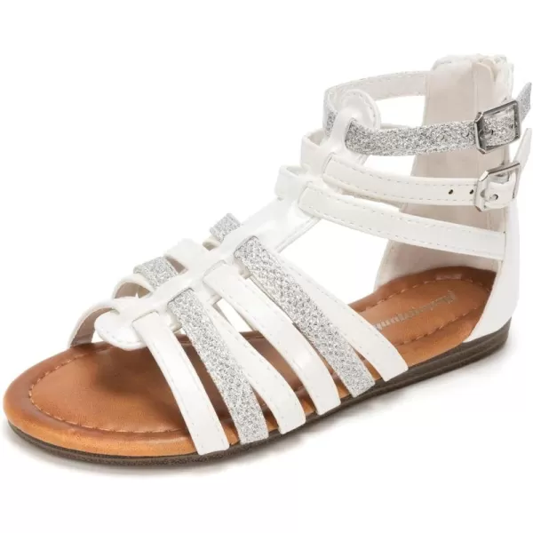 FUNKYMONKEY Girls Gladiator Strap Sandals Flat Fisherman Thong Cross Strappy Sandals