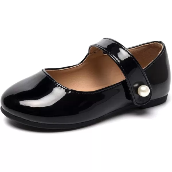 FUNKYMONKEY Toddler/Little Girl Mary Jane Dress Shoes Casual Slip on Ballet Flat