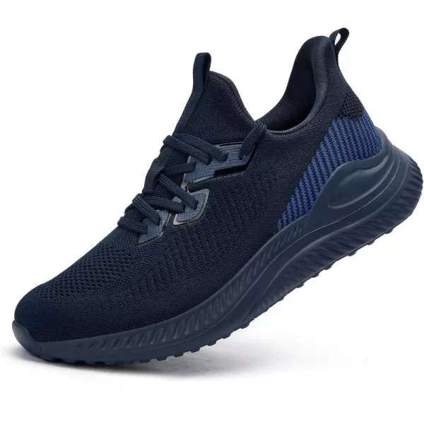 Slow Man Mens Walking Sneakers Wide Width Slip on Tennis Shoes,Lightweight Breathable Running Shoes,Ideal for Athletic Workout Gym Jogging and Casual Wear