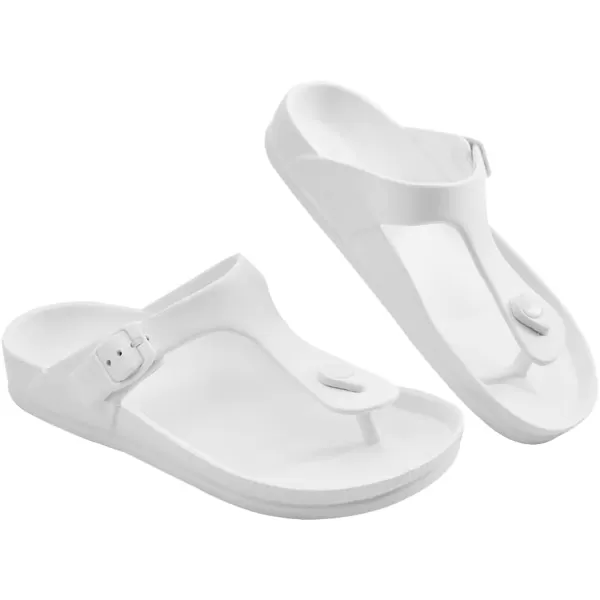 FUNKYMONKEY EVA Flip Flops Waterproof Adjustable Thong Sandals for Mens and Womens