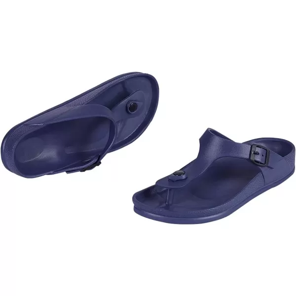 FUNKYMONKEY EVA Flip Flops Waterproof Adjustable Thong Sandals for Mens and Womens