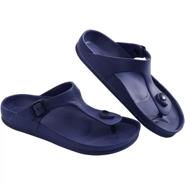 FUNKYMONKEY EVA Flip Flops Waterproof Adjustable Thong Sandals for Mens and Womens