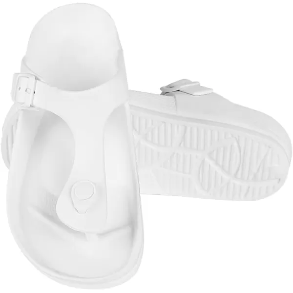 FUNKYMONKEY EVA Flip Flops Waterproof Adjustable Thong Sandals for Mens and Womens