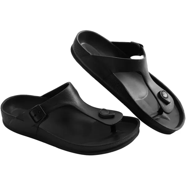 FUNKYMONKEY EVA Flip Flops Waterproof Adjustable Thong Sandals for Mens and Womens