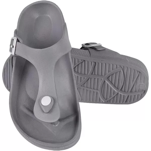 FUNKYMONKEY EVA Flip Flops Waterproof Adjustable Thong Sandals for Mens and Womens
