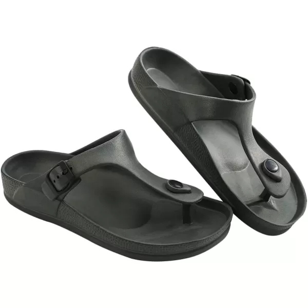 FUNKYMONKEY EVA Flip Flops Waterproof Adjustable Thong Sandals for Mens and Womens