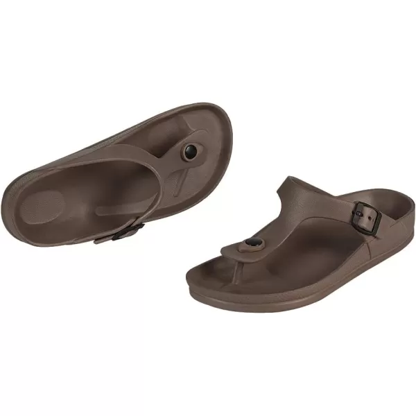 FUNKYMONKEY EVA Flip Flops Waterproof Adjustable Thong Sandals for Mens and Womens