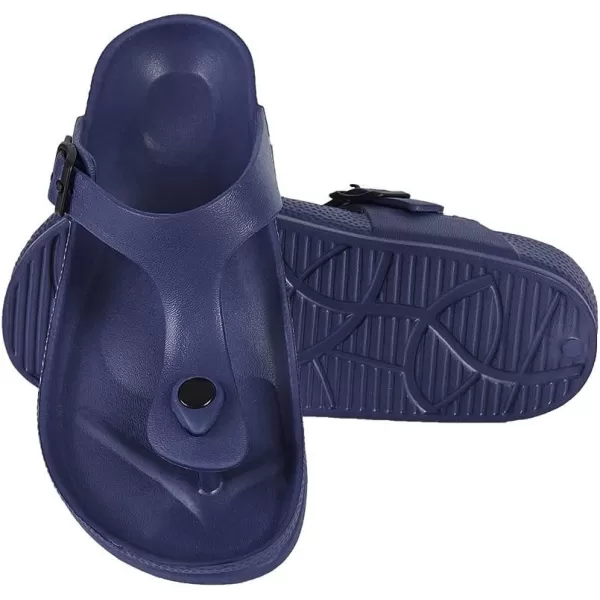 FUNKYMONKEY EVA Flip Flops Waterproof Adjustable Thong Sandals for Mens and Womens