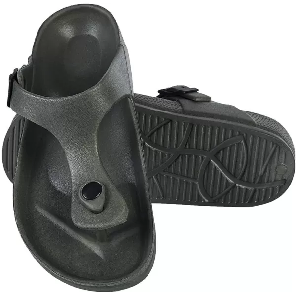 FUNKYMONKEY EVA Flip Flops Waterproof Adjustable Thong Sandals for Mens and Womens