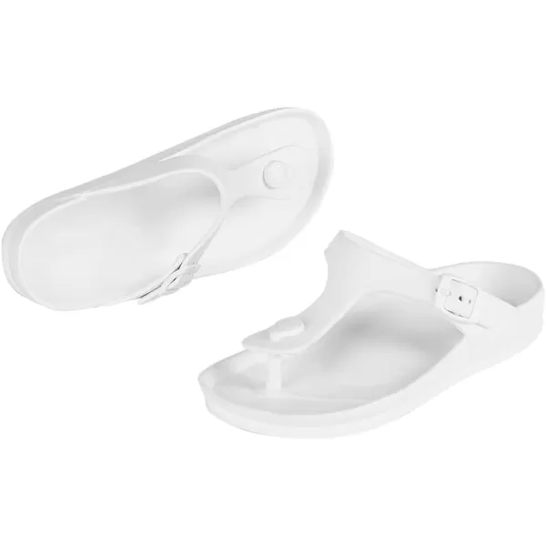 FUNKYMONKEY EVA Flip Flops Waterproof Adjustable Thong Sandals for Mens and Womens