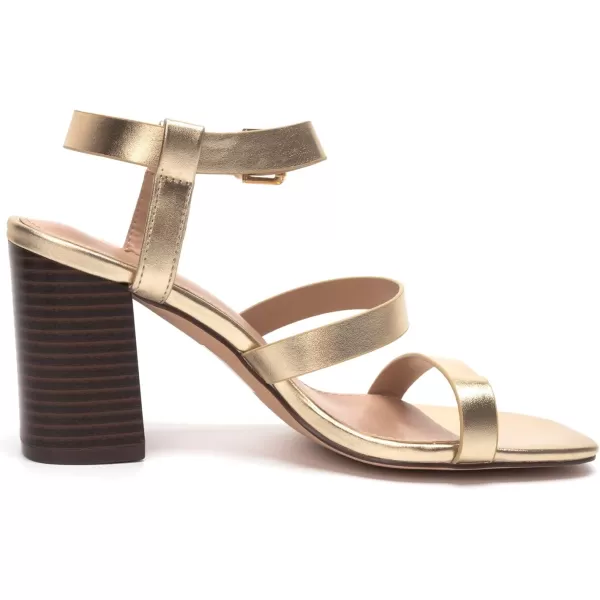 FUNKYMONKEY Heeled Sandal for Womens Chunky Heel Square Open Toe Ankle Strap Dress Sandals