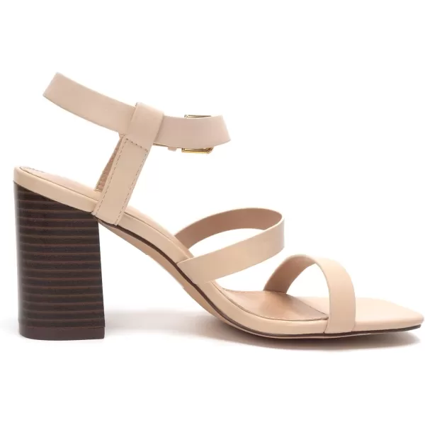 FUNKYMONKEY Heeled Sandal for Womens Chunky Heel Square Open Toe Ankle Strap Dress Sandals