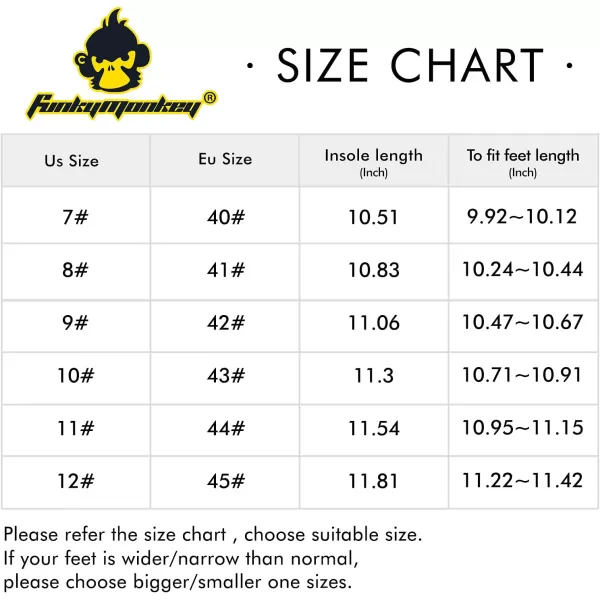 FUNKYMONKEY Memory Foam Sandals for Men, Outdoor Adjustable Comfort Graphic Strap Slide Sandals