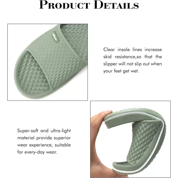 FUNKYMONKEY Mens Bathroom Shower Slippers Indoor Home Beach Non Slip Sandal