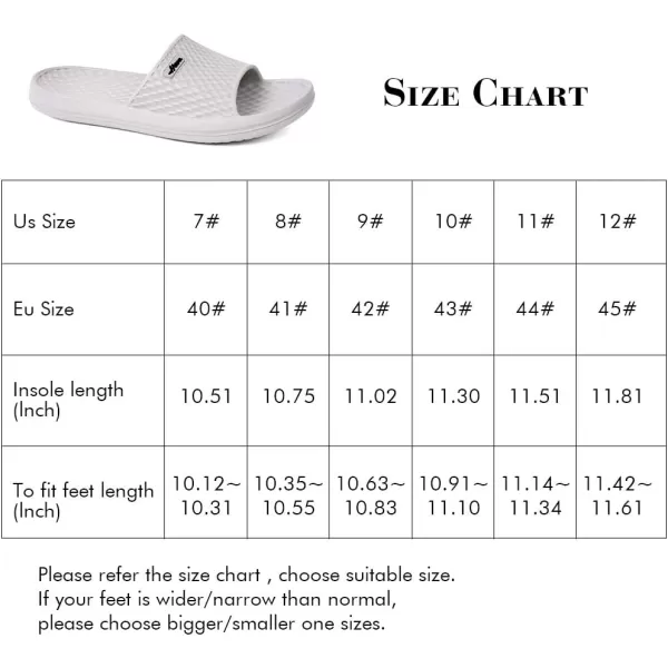 FUNKYMONKEY Mens Bathroom Shower Slippers Indoor Home Beach Non Slip Sandal