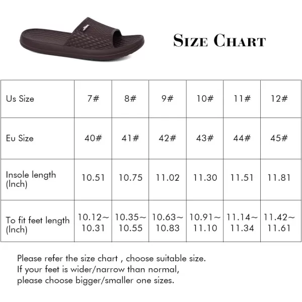 FUNKYMONKEY Mens Bathroom Shower Slippers Indoor Home Beach Non Slip Sandal