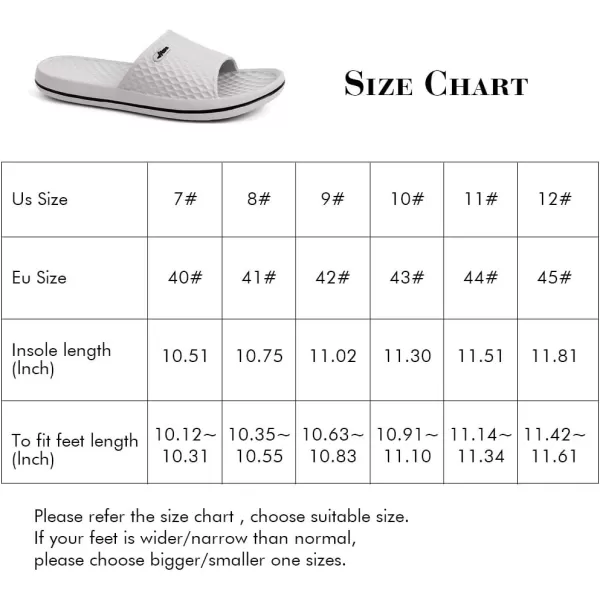 FUNKYMONKEY Mens Bathroom Shower Slippers Indoor Home Beach Non Slip Sandal