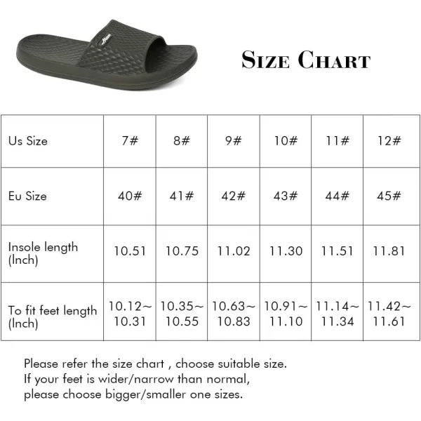 FUNKYMONKEY Mens Bathroom Shower Slippers Indoor Home Beach Non Slip Sandal