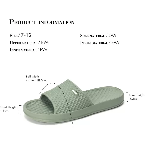 FUNKYMONKEY Mens Bathroom Shower Slippers Indoor Home Beach Non Slip Sandal