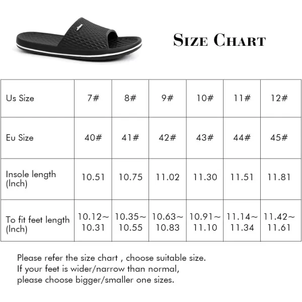 FUNKYMONKEY Mens Bathroom Shower Slippers Indoor Home Beach Non Slip Sandal
