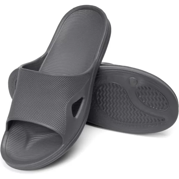 FUNKYMONKEY Mens Bathroom Shower Slippers Indoor Home Beach Non Slip Sandal