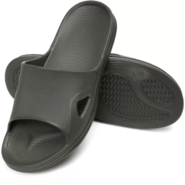FUNKYMONKEY Mens Bathroom Shower Slippers Indoor Home Beach Non Slip Sandal