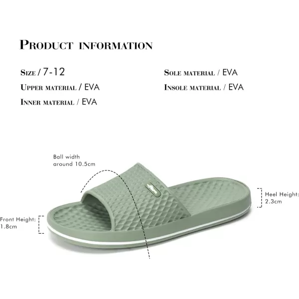 FUNKYMONKEY Mens Bathroom Shower Slippers Indoor Home Beach Non Slip Sandal