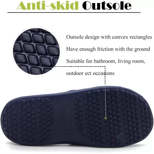 FUNKYMONKEY Mens Bathroom Shower Slippers Indoor Home Beach Non Slip Sandal