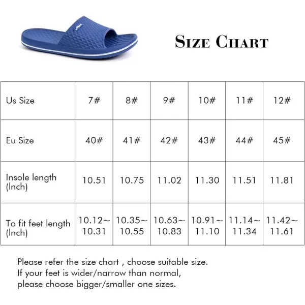 FUNKYMONKEY Mens Bathroom Shower Slippers Indoor Home Beach Non Slip Sandal