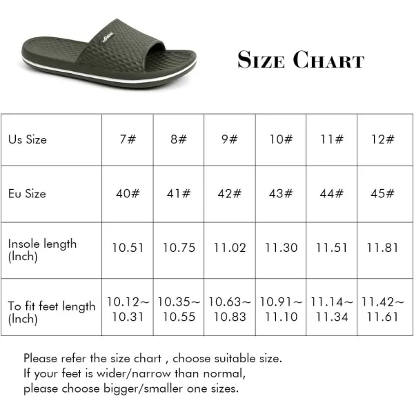 FUNKYMONKEY Mens Bathroom Shower Slippers Indoor Home Beach Non Slip Sandal