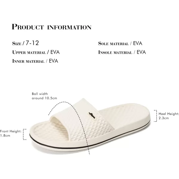 FUNKYMONKEY Mens Bathroom Shower Slippers Indoor Home Beach Non Slip Sandal