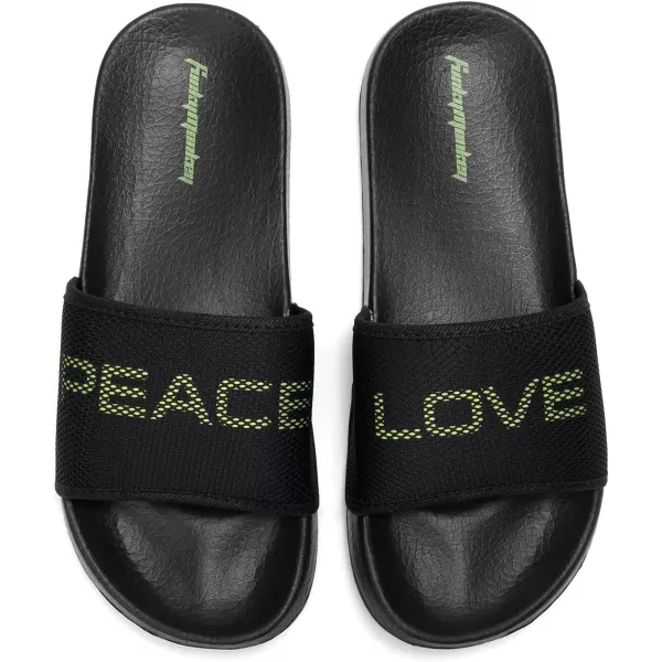 FUNKYMONKEY Men's Casual Sandal Slippers Outdoor Indoor Slide for Men