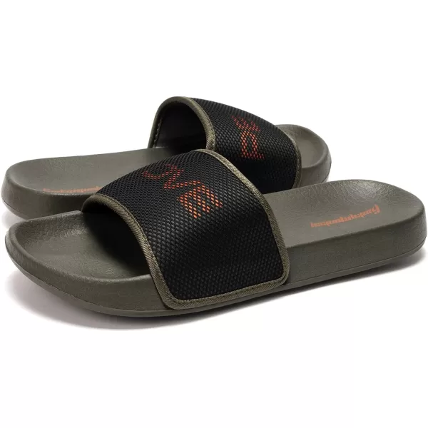 FUNKYMONKEY Men's Casual Sandal Slippers Outdoor Indoor Slide for Men