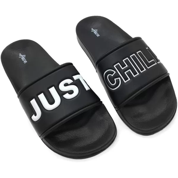FUNKYMONKEY Men's Casual Sandal Slippers Outdoor Indoor Slide for Men