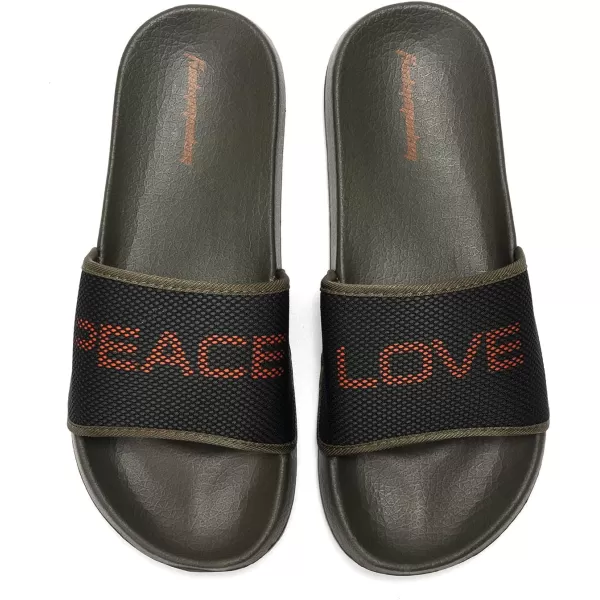 FUNKYMONKEY Men's Casual Sandal Slippers Outdoor Indoor Slide for Men