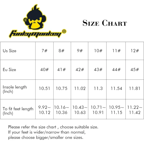 FUNKYMONKEY Men's Casual Sandal Slippers Outdoor Indoor Slide for Men