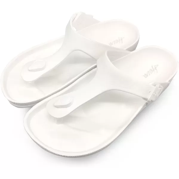 FUNKYMONKEY Men's Comfort Slides Double Buckle Adjustable EVA Flat Sandals
