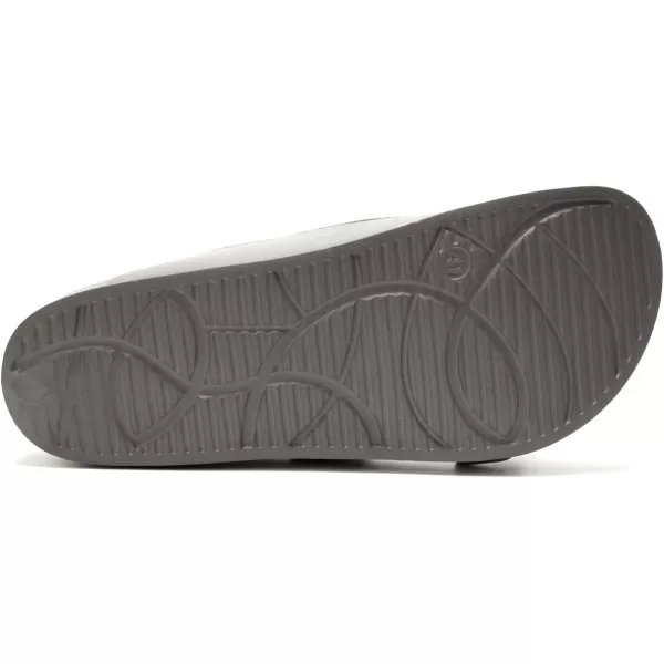 FUNKYMONKEY Men's Comfort Slides Double Buckle Adjustable EVA Flat Sandals