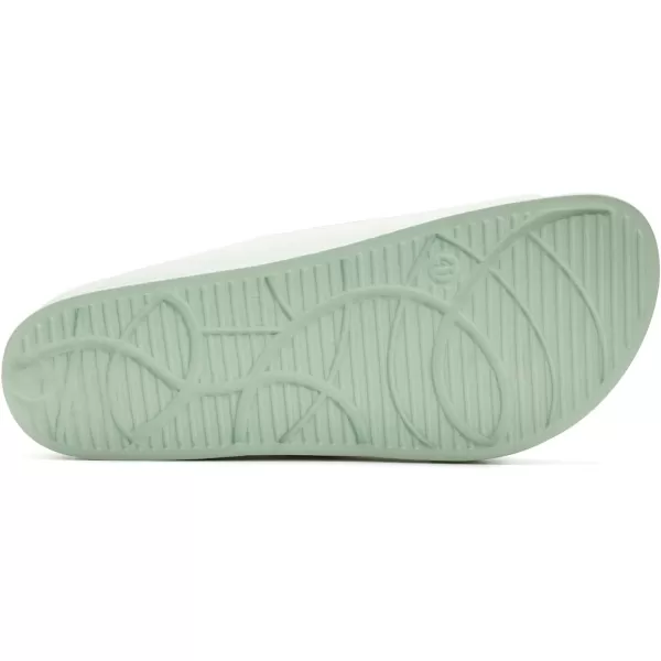 FUNKYMONKEY Men's Comfort Slides Double Buckle Adjustable EVA Flat Sandals