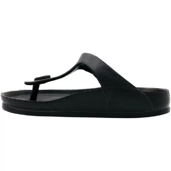 FUNKYMONKEY Men's Comfort Slides Double Buckle Adjustable EVA Flat Sandals
