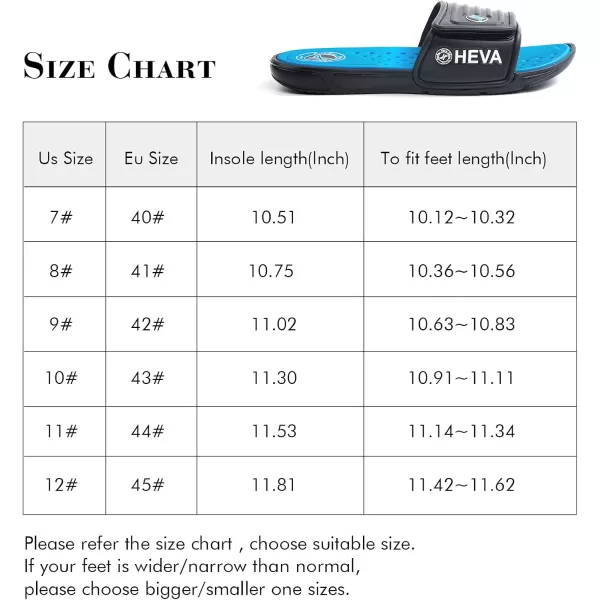 FUNKYMONKEY Men's Slide Sandals with Adjustable Upper and Comfort Quick-Dry Footbed Beach Shower Slippers