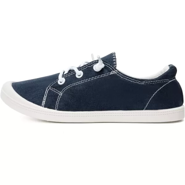 FUNKYMONKEY Shoes for Women, Comfort Low Top Canvas Slip On Sneakers Classic Casual Walking Shoes
