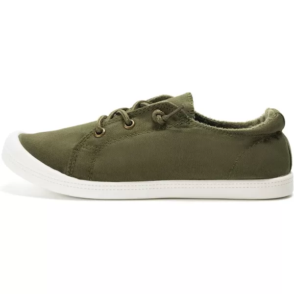 FUNKYMONKEY Shoes for Women, Comfort Low Top Canvas Slip On Sneakers Classic Casual Walking Shoes