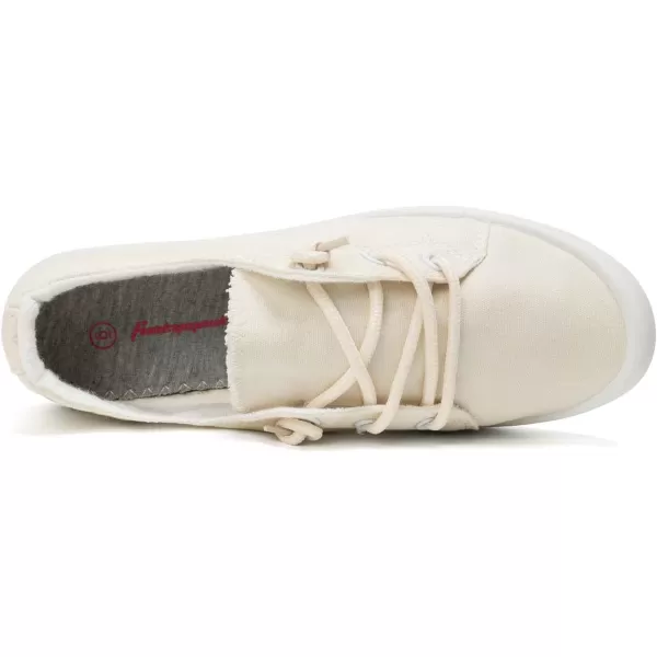 FUNKYMONKEY Shoes for Women, Comfort Low Top Canvas Slip On Sneakers Classic Casual Walking Shoes