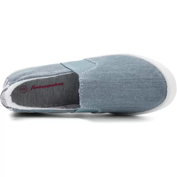 FUNKYMONKEY Shoes for Women, Comfort Low Top Canvas Slip On Sneakers Classic Casual Walking Shoes