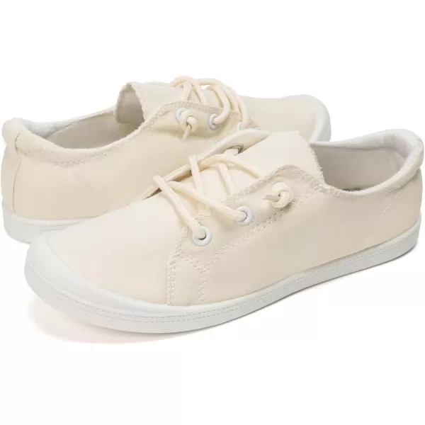 FUNKYMONKEY Shoes for Women, Comfort Low Top Canvas Slip On Sneakers Classic Casual Walking Shoes