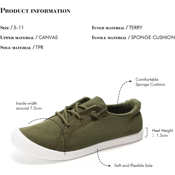 FUNKYMONKEY Shoes for Women, Comfort Low Top Canvas Slip On Sneakers Classic Casual Walking Shoes