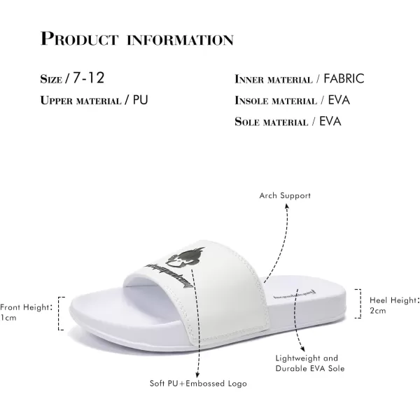 FUNKYMONKEY Slides for Men, Indoor &amp; Outdoor Comfort Casual Sandals