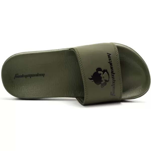 FUNKYMONKEY Slides for Men, Indoor &amp; Outdoor Comfort Casual Sandals