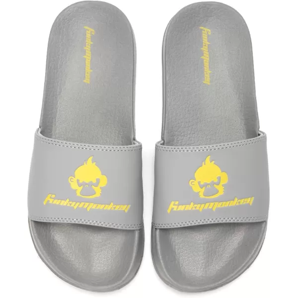 FUNKYMONKEY Slides for Men, Indoor &amp; Outdoor Comfort Casual Sandals